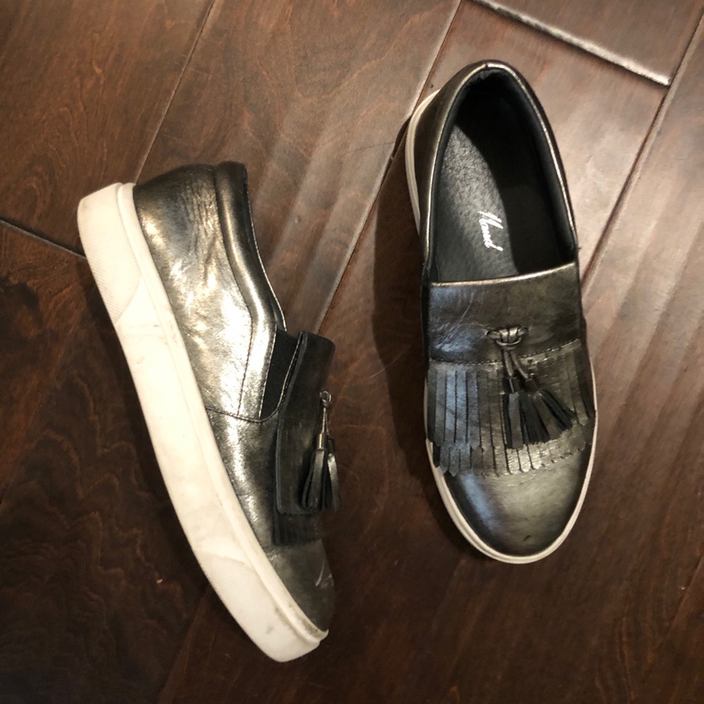 Metallic sneakers
